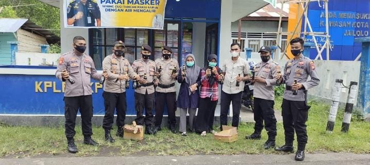 Operasi Ketupat Kie Raha, Polsek Jailolo Amankan Puluhan Miras