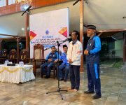 Spirit Bangsa Pelaut Iringi Pelepasan Kontingen Dayung Maluku Utara di Kejurnas Cipule