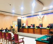Lima Terdakwa Kasus Korupsi Tribun Stadion Kota Maba Difonis 1 Tahun Penjara