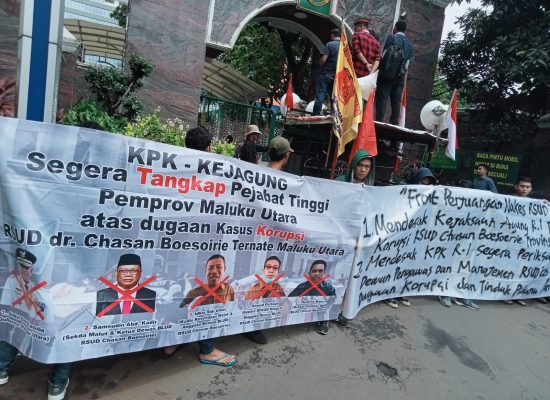 Gubernur Malut serta Dewas RSUD CB Dilaporkan ke KPK dan Kejagung