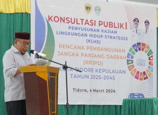 Asisten Yakub Husain Sebut KLHS Instrumen Penting Pembanguna Kota Tidore