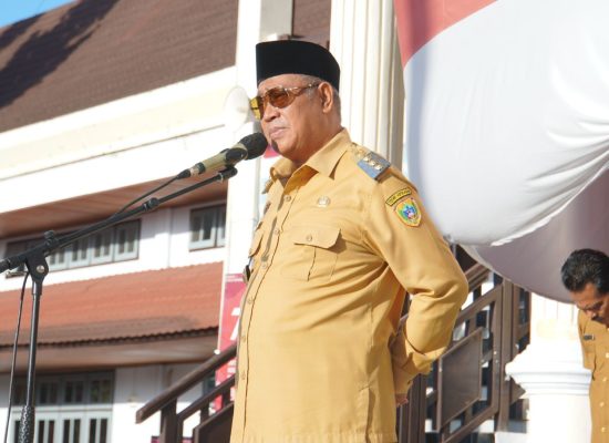 Wali Kota Tidore Pimpin Apel Gabungan
